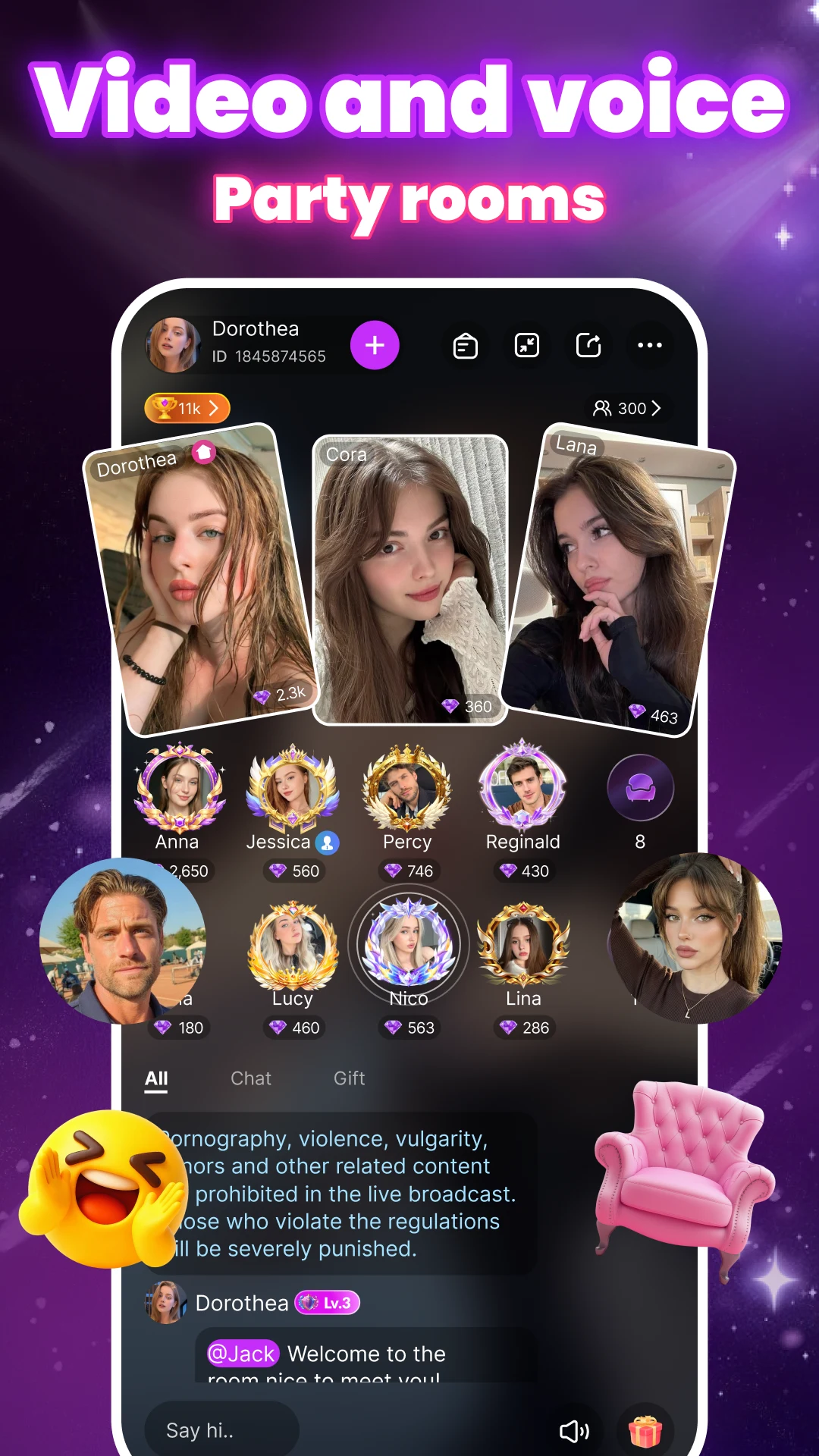 MeetSweet - Live & Party Room screenshot