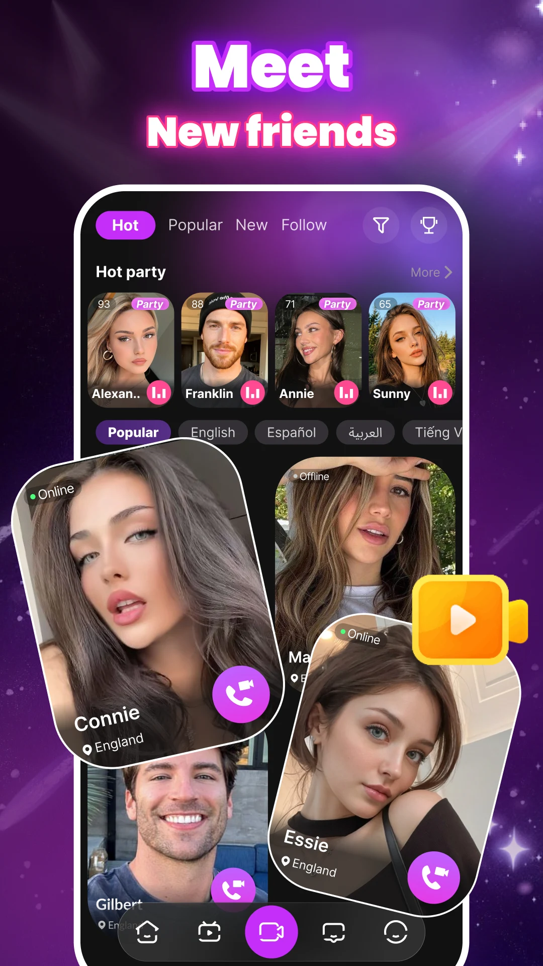 MeetSweet - Live & Party Room screenshot