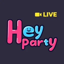 HeyParty - Chat room & Live 图标
